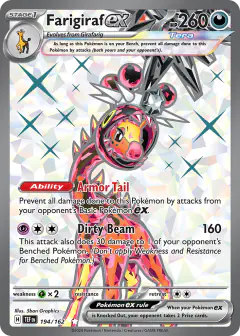 Farigiraf ex 194/162 Ultra Rare card from Temporal Forces