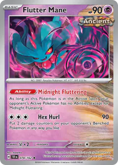 Flutter Mane 078/162 Rare card from Temporal Forces