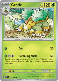 Grotle 011/162 Common card from Temporal Forces
