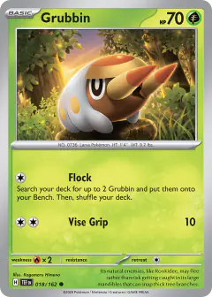 Grubbin 018/162 Common card from Temporal Forces