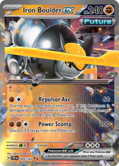 Iron Boulder ex 099/162 Double Rare card from Temporal Forces