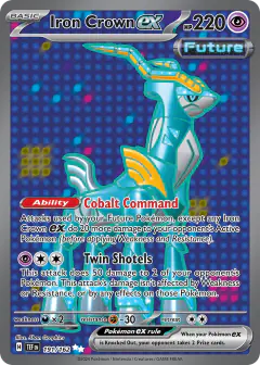 Iron Crown ex 191/162 Ultra Rare card from Temporal Forces