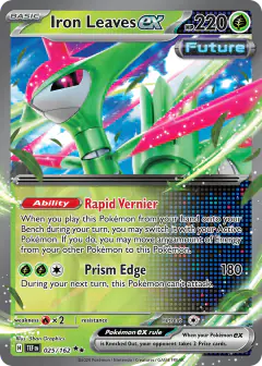 Iron Leaves ex 025/162 Double Rare card from Temporal Forces