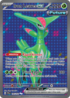Iron Leaves ex 186/162 Ultra Rare card from Temporal Forces