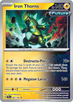 Iron Thorns 062/162 Rare card from Temporal Forces