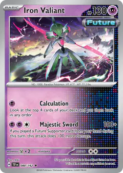 Iron Valiant 080/162 Rare card from Temporal Forces