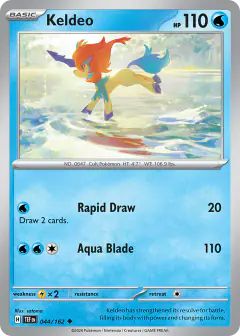 Keldeo 044/162 Uncommon card from Temporal Forces