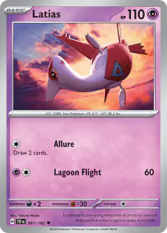 Latias 067/162 Uncommon card from Temporal Forces