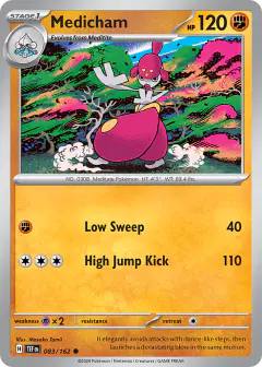 Medicham 083/162 Common card from Temporal Forces