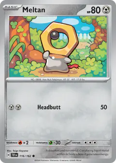 Meltan 116/162 Common card from Temporal Forces