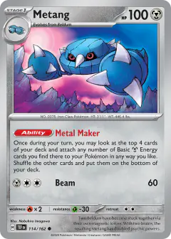 Metang 114/162 Common card from Temporal Forces