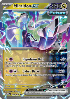 Miraidon ex 122/162 Double Rare card from Temporal Forces