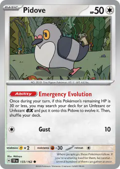 Pidove 133/162 Common card from Temporal Forces