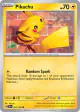 Pikachu 051/162 Common card from Temporal Forces