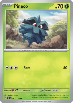 Pineco 002/162 Common card from Temporal Forces