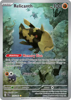 Relicanth 173/162 Illustration Rare card from Temporal Forces