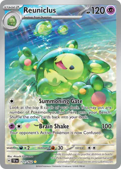Reuniclus 171/162 Illustration Rare card from Temporal Forces