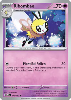 Ribombee 076/162 Uncommon card from Temporal Forces