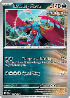 Roaring Moon 109/162 Rare card from Temporal Forces