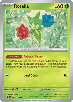 Roselia 008/162 Common card from Temporal Forces
