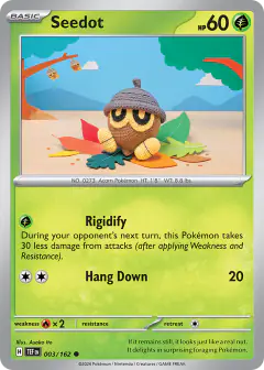 Seedot 003/162 Common card from Temporal Forces