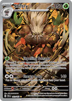 Shiftry 163/162 Illustration Rare card from Temporal Forces