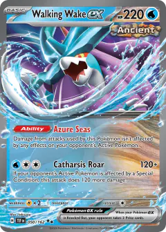 Walking Wake ex 050/162 Double Rare card from Temporal Forces