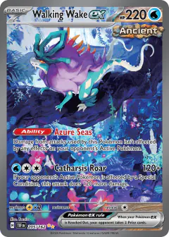 Walking Wake ex 205/162 Special Illustration Rare card from Temporal Forces