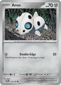 Aron 120/167 Common card from Twilight Masquerade
