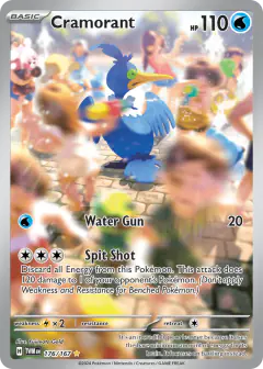 Cramorant 176/167 Illustration Rare card from Twilight Masquerade