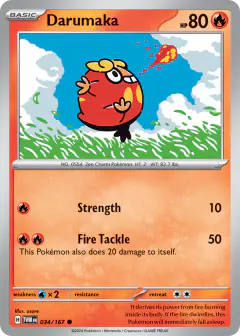 Darumaka 034/167 Common card from Twilight Masquerade