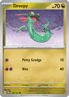 Dreepy 128/167 Common card from Twilight Masquerade