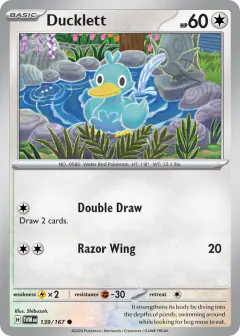 Ducklett 139/167 Common card from Twilight Masquerade