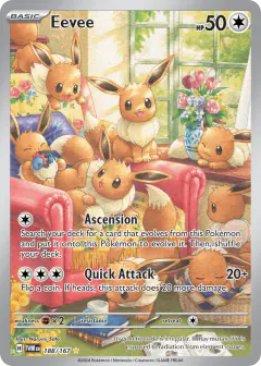 Eevee 188/167 Illustration Rare card from Twilight Masquerade