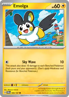 Emolga 069/167 Common card from Twilight Masquerade