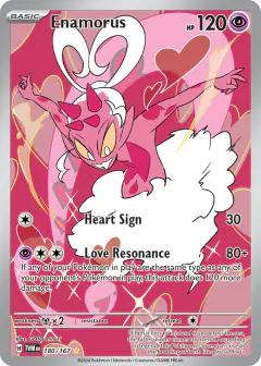 Enamorus 180/167 Illustration Rare card from Twilight Masquerade