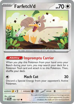 Farfetch'd 132/167 Common card from Twilight Masquerade