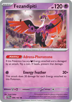 Fezandipiti 096/167 Rare card from Twilight Masquerade