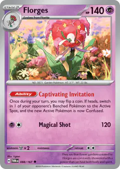 Florges 088/167 Uncommon card from Twilight Masquerade