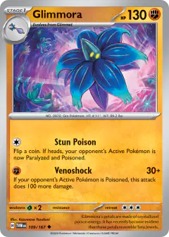 Glimmora 109/167 Uncommon card from Twilight Masquerade