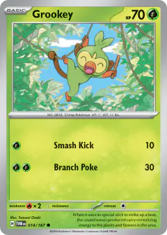 Grookey 014/167 Common card from Twilight Masquerade