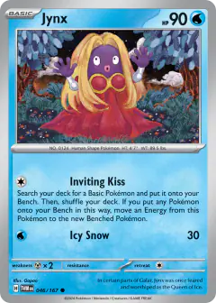Jynx 046/167 Common card from Twilight Masquerade