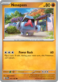 Nosepass 101/167 Common card from Twilight Masquerade