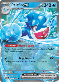 Palafin ex 061/167 Double Rare card from Twilight Masquerade