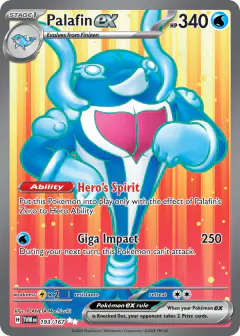 Palafin ex 193/167 Ultra Rare card from Twilight Masquerade