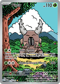 Pinsir 168/167 Illustration Rare card from Twilight Masquerade