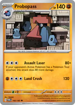 Probopass 102/167 Uncommon card from Twilight Masquerade