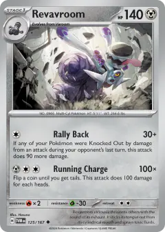 Revavroom 125/167 Uncommon card from Twilight Masquerade