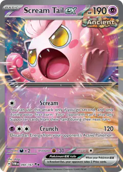 Scream Tail ex 094/167 Double Rare card from Twilight Masquerade