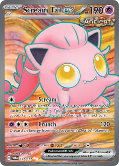 Scream Tail ex 197/167 Ultra Rare card from Twilight Masquerade